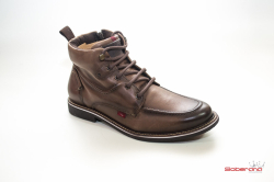 bota couro marrom ferracini