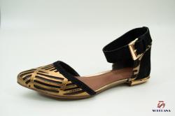 Flat Tanara Dourado e Preto