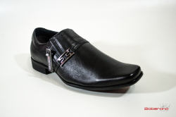 SAPATO MASCULINO COURO PRETO FERRACINE