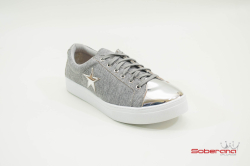 Tnis Casual Valentina Cinza