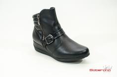 Bota Piccadilly Preta Fivela